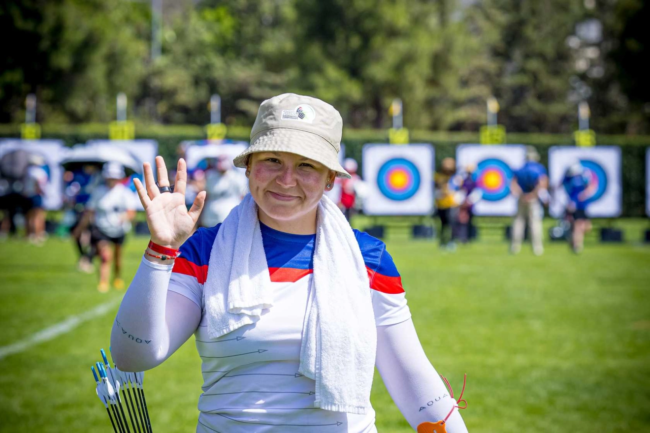 Denisa Barankova sous le signe de l'écureuil volant !
